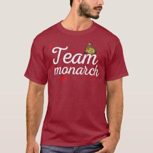 Camiseta Corações de borboleta Monarch Cute Monarch da Equi