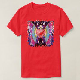 Camiseta Corações De Camisa-De-Grelha