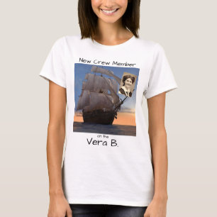 Camiseta Corações de Carvalho, Nova Tripulante Vera B T-shi