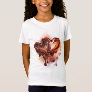Camiseta Corações de Chocolate