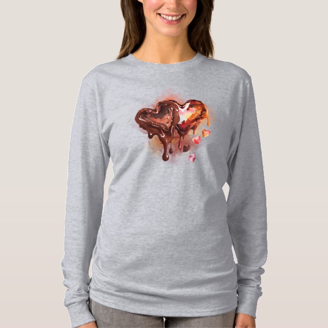 Camiseta Corações de Chocolate (Frente)