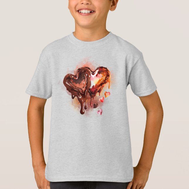 Camiseta Corações de Chocolate (Frente)