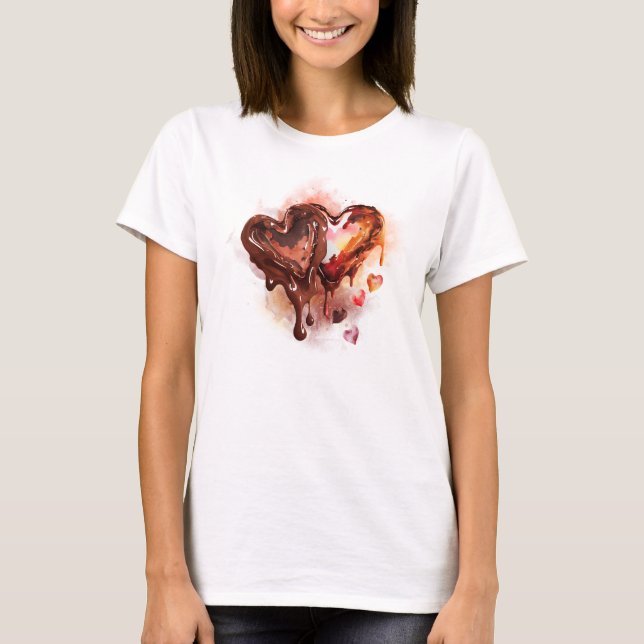 Camiseta Corações de Chocolate (Frente)