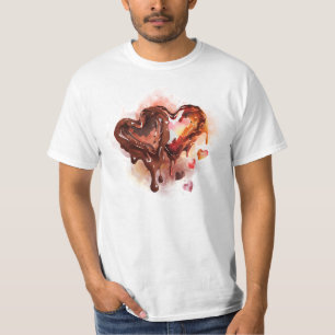 Camiseta Corações de Chocolate