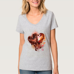 Camiseta Corações de Chocolate