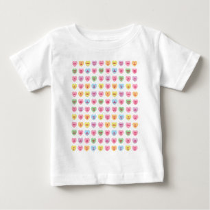 Camiseta Corações de confeitaria personalizados engraçados