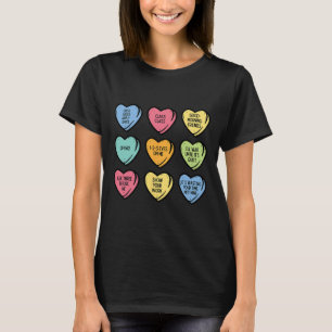 Camiseta Corações de Conversa de Professor Dia dos Namorado