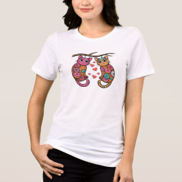 Camiseta Corações de Gatos