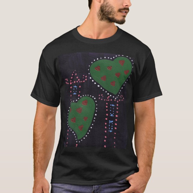Camiseta corações de natal (Frente)