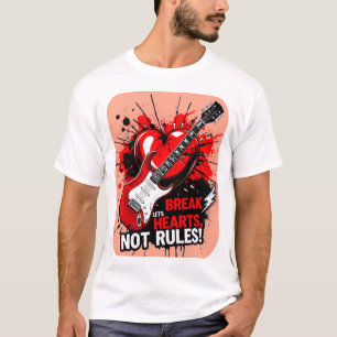Camiseta Corações de Quebra de vamos, Não Regras: Edição 2