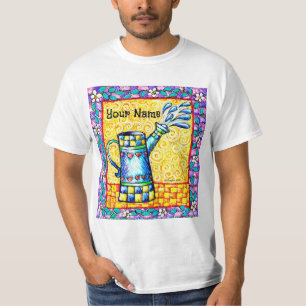 Camiseta Corações de regador flor