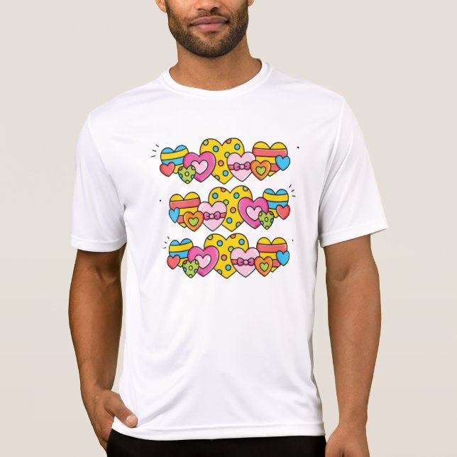 Camiseta Corações de São Valentim (Frente)