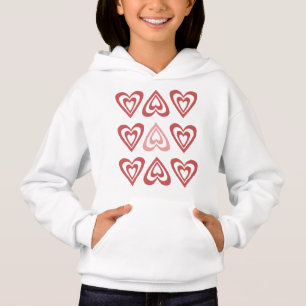 Camiseta Corações de São Valentim Fofos – Design de Amor e