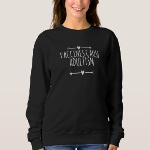 Camiseta Corações de Setas Fofos Vacinas Causam Adultismo D