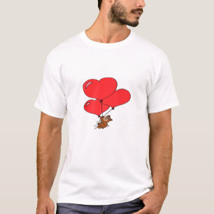 Camiseta Corações de Urso de Teddy Bonito