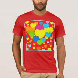Camiseta Corações - Design