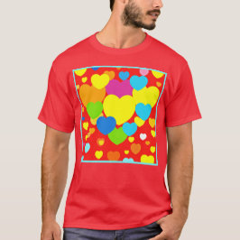 Camiseta Corações - Design