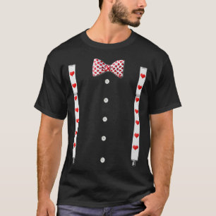 Camiseta Corações Dias de os namorados Engraçados Suspendem