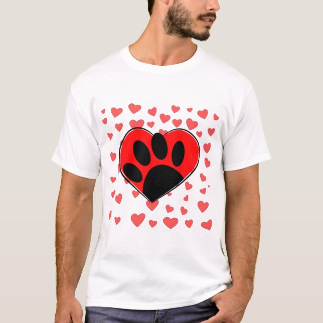 Camiseta Corações do Cão ao Lover (Frente)