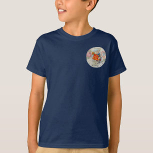 Camiseta Corações do Coelho Branco Alice Clássico