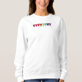 Camiseta Corações do Orgulho LGBTQ