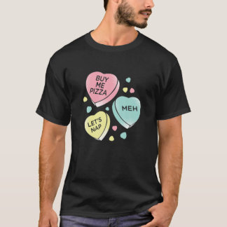 Camiseta Corações Doces Atualizados Para A Da Dia de os nam