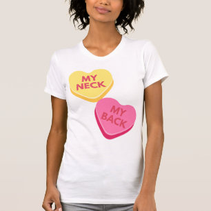 Camiseta Corações Doces de Conversa Inadequados