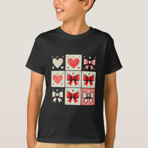 Camiseta Corações e Laços Jogo da Velha – Presente Divertid