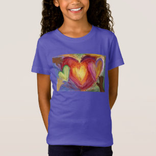 Camiseta Corações e Mãos Adoram Diversidade Artística P