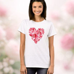 Camiseta Corações Embaraçados