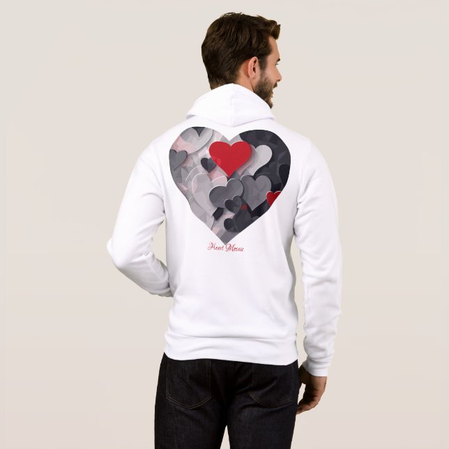 Camiseta Corações Encantados (Parte Traseira Completa)