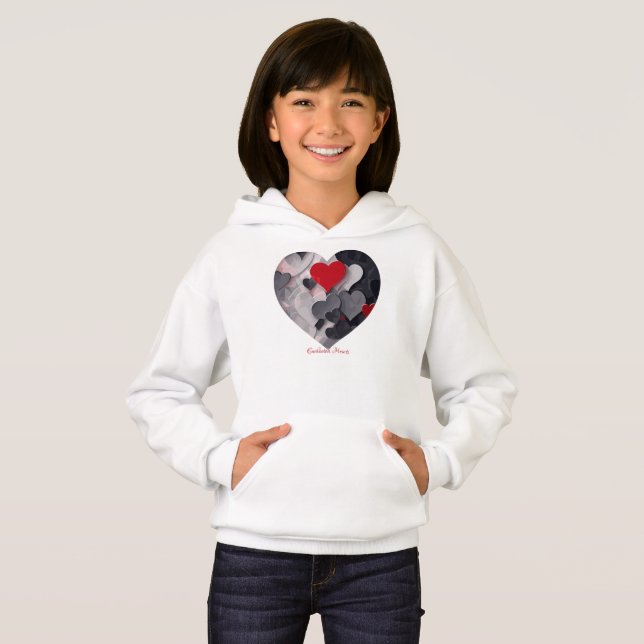 Camiseta Corações Encantados (Frente Completa)