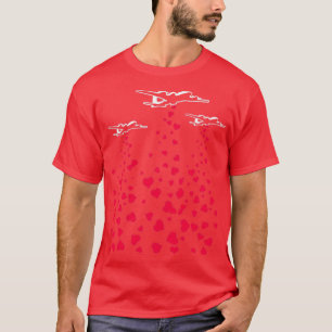 Camiseta Corações Largos Não Bombas Espalhar Amor
