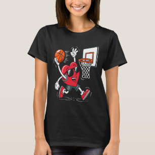 Camiseta Corações Mergulhando Esqueleto Dia dos Namorados M