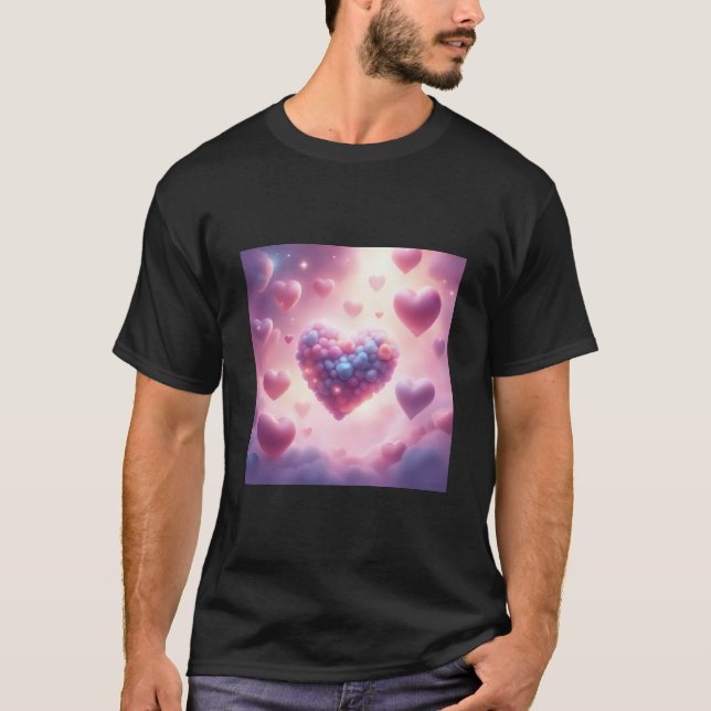 Camiseta Corações Nas Nuvens (Frente)