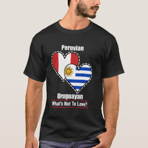 Camiseta Corações Peruanos Uruguaios Bandeiras O Que Não Am