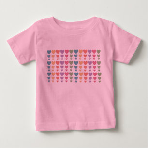 Camiseta Corações Suaves
