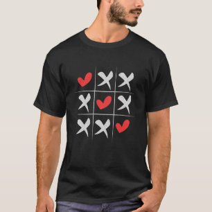 Camiseta Corações vermelhos dias de os namorados para rapaz