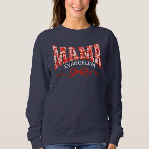 Camiseta Corações Vermelhos do MAMA Coquette Personalizados