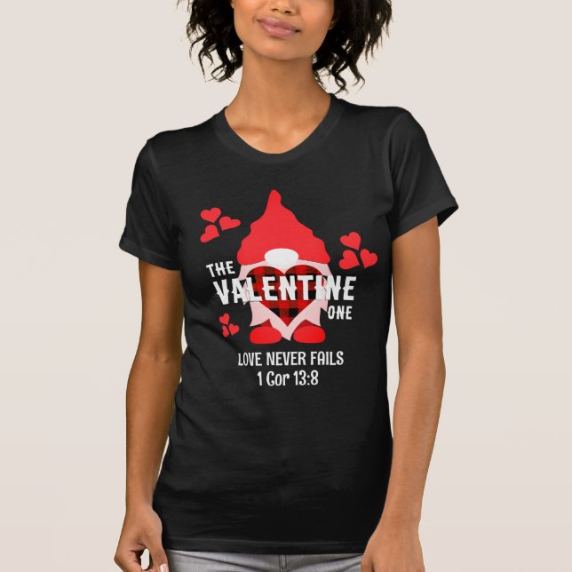 Camiseta Corações Vermelhos do NAMORADOS GNOME dos Casais C (Frente)