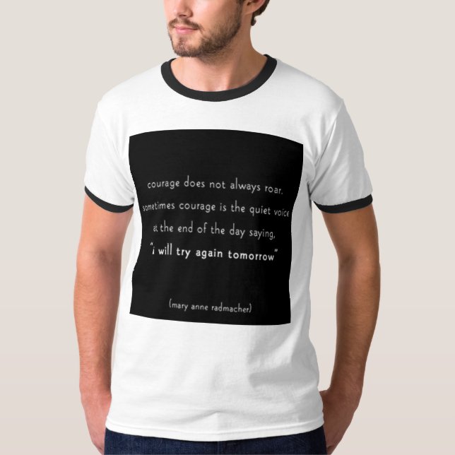 Camiseta coragem (Frente)