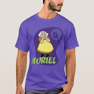 Camiseta Coragem ao Cachorro Gráfico Muriel
