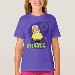 Camiseta Coragem ao Cachorro Gráfico Muriel