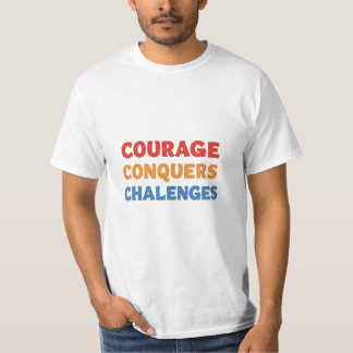 Camiseta Coragem Conquista Desafios