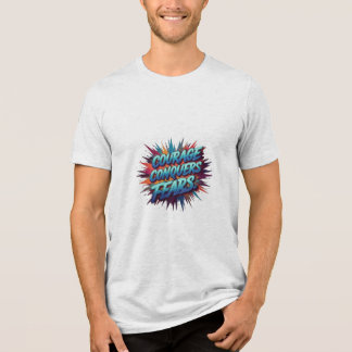 Camiseta Coragem Conquista Medos-Camisa