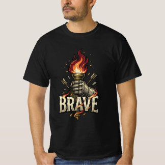 Camiseta Coragem Crescer Prosperar Força Interior Motivação