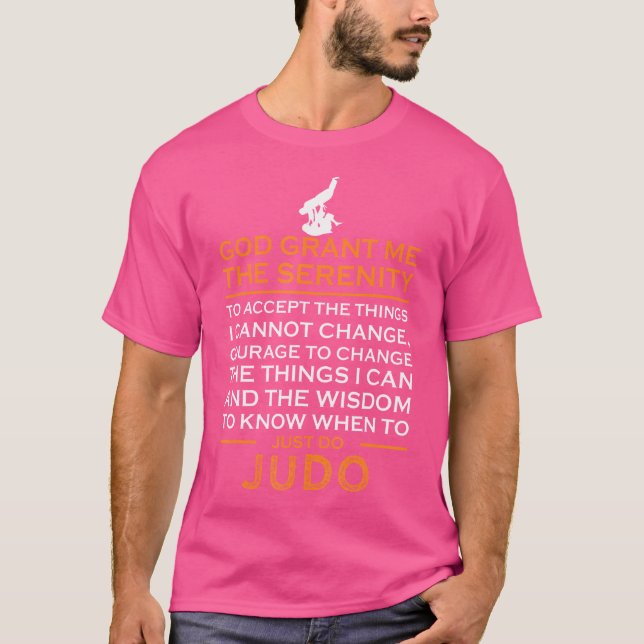 Camiseta Coragem De Serenidade E Movimentos De Judo (Frente)