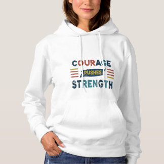 Camiseta "Coragem empurra força"