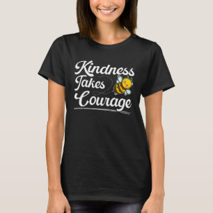 Camiseta Coragem Leva Coragem Anti-bullying Motivacional