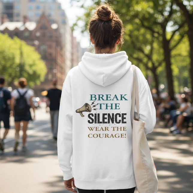 Camiseta Coragem para Quebrar o Silêncio (Criador carregado)